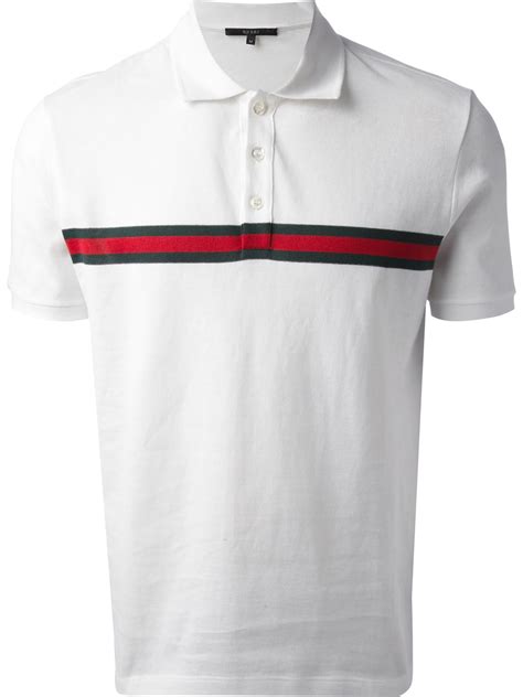 white gucci polo shirts men.